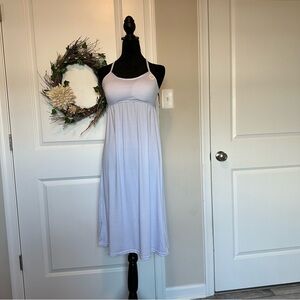Elegant White Sleep Dress